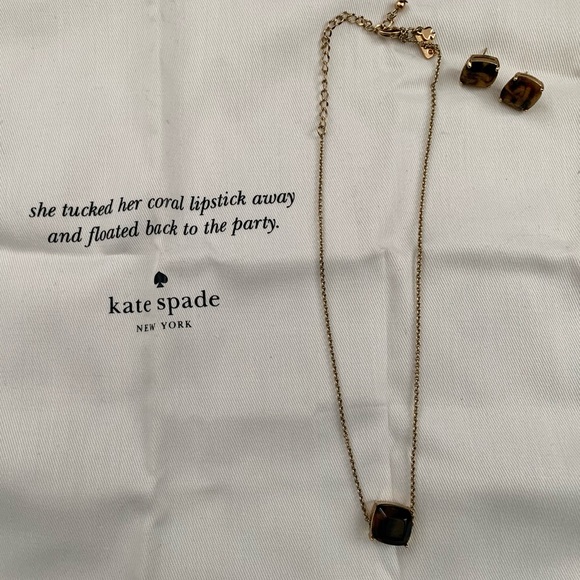 Kate Spade Necklace and Earrings - Picture 2 of 3